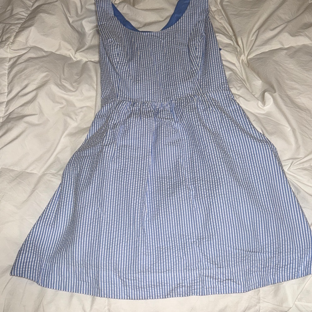 Vineyard Vines Blue and White Striped Kids Dress